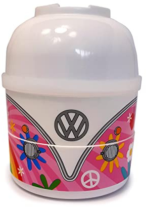 Puckator VW T1 Camper Bus Snackbox für Erwachsene und Kinder mit Fächern