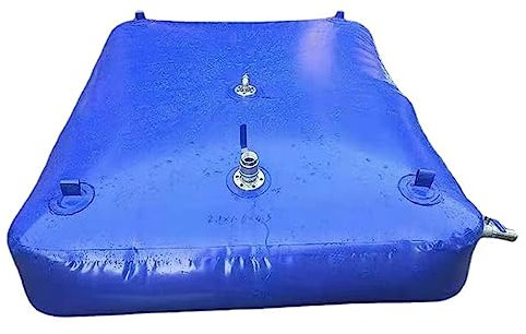 ROGHA Tragbare Wasserblase/Wasserspeicherbehälter, Im Freien verdickter Faltbarer, haltbarer Wassertank, Notwasserspeicher, Garten Regenwassersammler/Camping Wassersack,110L