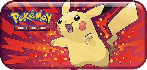 Friki MonkeyPokémon Custodia in metallo Pikachu [Ufficiale Pokémon GCC], Edizione scuola, custodia in metallo.