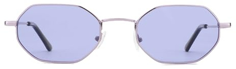ZENOTTIC Gafas de sol polarizadas pequeñas y octagonales para mujeres y hombres Montura metálica retro en forma de rectángulo