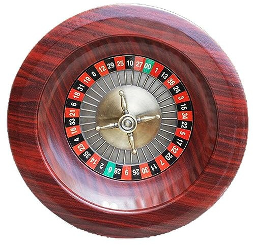Luxylei Roue De Roulette en Bois De 12 Pouces, Cadran Numérique, Jeu De Société Russe, Loterie, Plateau Tournant, Divertissement pour Adultes