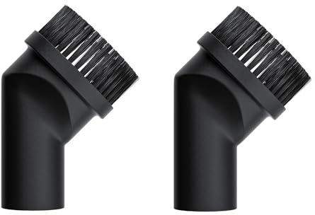 Brosse Aspirateu,2 PCS Brosse d'aspirateur Universel Brosse à épousseter en Poils de Crin Ronds Remplacement de Brosse à Poussière pour la plupart des marques 35mm de diamètre intérieur