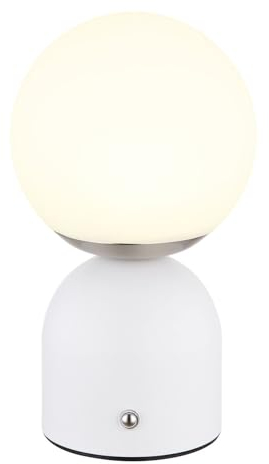 bmf-versand® Tischlampe Kabellos mit Akku LED - Tischleuchte Dimmbar ohne Kabel - Nachttischlampe Touchdimmer Farbwechsel Warmweiß bis Neutralweiß - Nachttischleuchte Dimmer Aufladbar