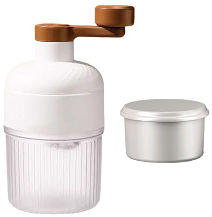 Gralara Manual Ice Crusher Ice Crusher Machine with 1 Ice Tray Hand Crank Ice Crusher Shaved Ice Machine for Restaurants Bars Kitchen