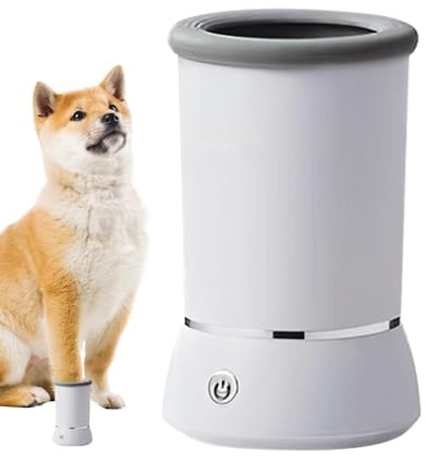Nettoyeur électrique pour pattes de chien - Nettoyeur automatique USB pour animaux de compagnie - Outil de toilettage pour chien - Appareil sanitaire pour animaux de compagnie - Nettoyeur de pattes de