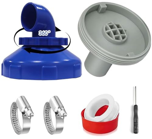 PASLFC Pool Einlaufdüse 360° drehbar,Ø32/38,Pool Auslassdüse,Pool Düsen Set,Einlaufdüse Pool 32mm,Pooldüse,Intex Pool düse,Düse Auslass Ausströmer Zubehör,Intex Bestway Pool Düse Auslass