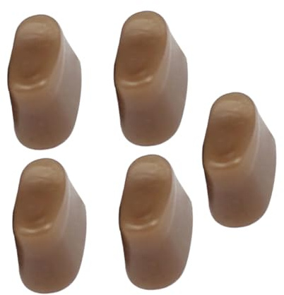 TOYANDONA de Bloques de Goma de Material Colloid para Sordina de Flauta 5 Piezas Accesorios de Silicona Almacenamiento Conveniente para Flautas