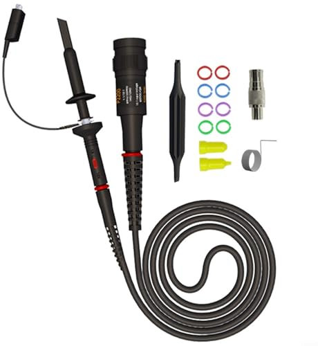 HOHOVYVY Kit de cabezal de osciloscopio, sonda de osciloscopio de 200 MHz para Pp510 para Pp215 para sonda terminal BNC para P2200 X10/X1