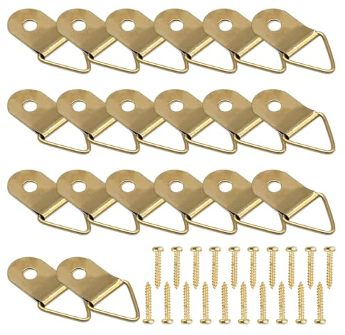 20 Piezas Imagen de Acero Inoxidable Cable de Imagen de Alambre Colgante, Colgar Cuadros Colgador Cuadros Fija Cuadros Fischer Fischer Fija Cuadros, Ganchos para Cuadros para Pared Dura Kit