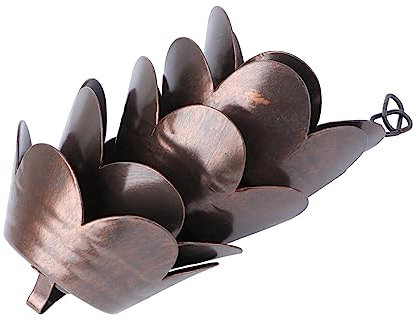 CIMAXIC 1m Metallkette Für Dachrinne Lang Regenkette Dachrinne Garten Accessoire Wasser Fängt Sanft Ab Beruhigendes Geräusch Bei Regen