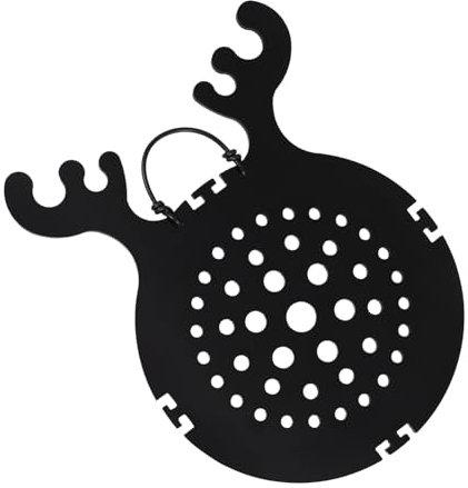 INOOMP Tablero de Montaje para Helechos en Acrílico Negro, 1 Pieza