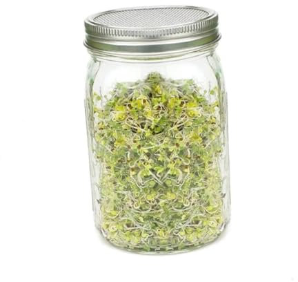 Couvercles Germinatifs pour Bocaux Mason Ronds, Lot de 4