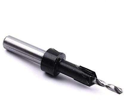 POWERTOOL Senkbohrer, Holzbearbeitungs-Senker, Bohrer, 1 Stück, Holzbearbeitung, Chrom-Vanadium-Stahl, 6,3 mm Rundschaft-Senker für Holz, Kunststoff (2,5 mm x 6 mm)