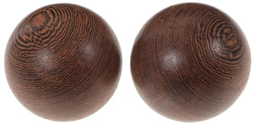 EXCEART Chinese Baoding Balls Hand Exercise Wrist Balls for Stress Relief and Muscle Flexibility Training Set of 2 Fitness Massage Health Balls
