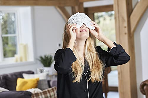Warmies® Fully Heatable Wellness Eye Mask Scented with French Lavender - Grey