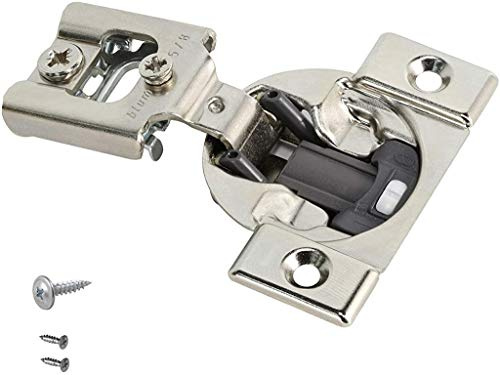 Blum 38N355B.10 - Bisagra compacta BLUMOTION 38N, cierre suave, 105 grados, 5/8 superposición, atornillado