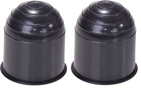Hsthe Sea 2 x Universal Anhängerkupplung Abdeckung 50 mm Anhängerkupplung Kugel Abdeckkappe Anhängerkupplung Caravan Anhängerkappe Kunststoff Anhängerkupplung Abdeckung aus Nylon