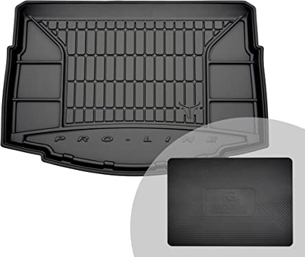 FROGUM ProLine 3D Gummimatte Exklusive Auto Kofferraummatte Kofferraumwanne für Volkswagen Golf VII 2012-2020 | Bequemer Organiser | Die höchsten Kanten
