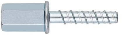 INDEX A PERFECT FIXING - TFF06035 [TFF] Anclaje para fijación directa en hormigón con cabeza rosca hembra, Acero zincado, Homologado, Medida Ø6 x 35 (M8-M10) mm, Caja de 50 unidades
