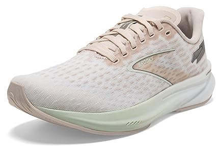 Brooks Damen Hyperion Sneaker, Crystal Grey Blue Glass White, 42 EU