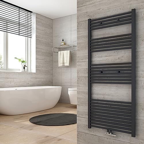 Heilmetz Toallero Secador 140 x 60 cm,radiador toallero baño Antracita