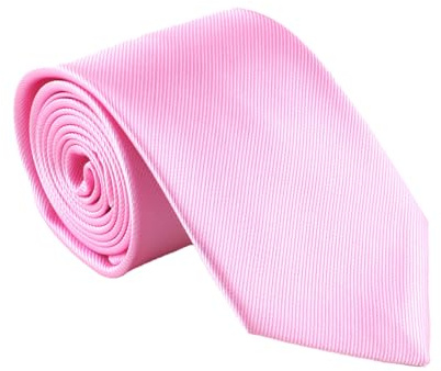 ZSRVAJ Pink Tie, Pink Ties for Men, Mens Pink Tie, Solid Color Premium Pure Color Necktie Ties for Men Business Wedding Party Work Tie