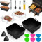 Heißluftfritteuse Zubehör für COSORI Heißluftfritteuse 8,5L, Airfryer Zubehör Accessories für cosori Heißluftfritteuse CAF-R901-AEU Dual Zone Silikonform Air Fryer Accessories für cosori Dual Basket