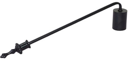 KiBcsLic Dispositivo per spegnere candele, accessorio per stoppini, strumento per candele tealight, Nero