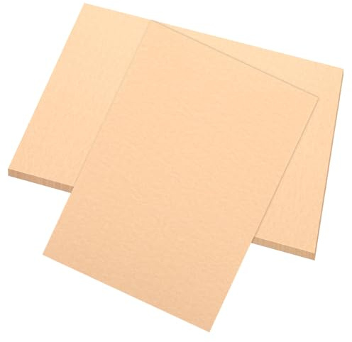 HOMSFOU 10pcs Unbleached Vintage Parchment Paper for Crafting Scrapbooking Printing Certificates