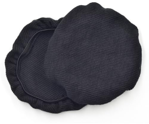 ADOCARN Copertura per Cuffie Antirumore Nera 10 Pezzi, Cuscinetti Auricolari Proteggi Cuffie 6,5-8 Cm per Padiglioni, Paraorecchie Sostitutivi per Comfort e Miglior Qualità Audio