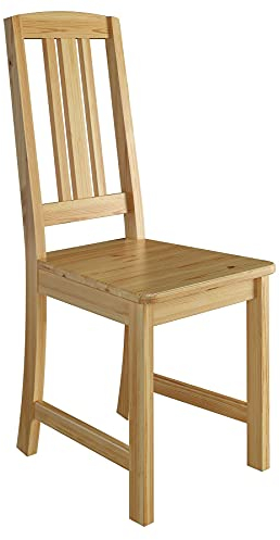 Küchenstuhl Massivholzstuhl Esszimmerstuhl Kiefer Stuhl Natur 90.71-22
