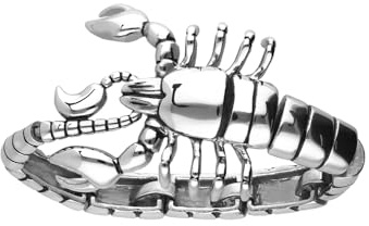 FILANGO Chirurgenstahl Armband SKORPION