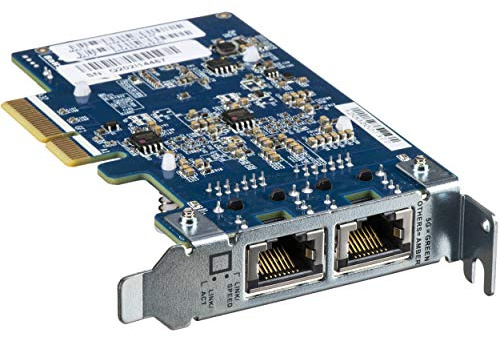 QNAP QXG-5G2T-111C carte réseau Interne Ethernet 5000 Mbit/s