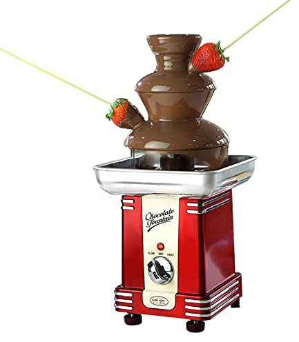 3 Tier Household Chocolate Fountain, for Chocolate Candy, Birthday Celebration,Stainless Steel Chocolate Waterfall Hot Pot Melting Machine