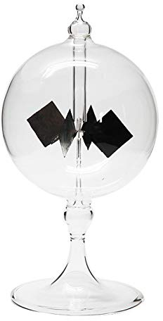 Lrtzizy Solar Crookes Radiometer, Glas, , Spielzeug, Hand, für Party, Dekoration des Hauses, transparent