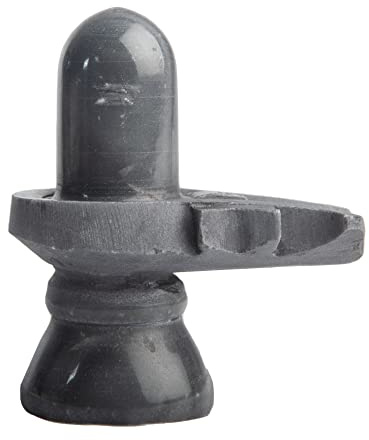 Wonder Care Shivling Statue Shiva Marble Stone Sculpture Handcrafted Shiva Lingham Stone Grey Shiv Shankar Accessories Hindu Puja Items