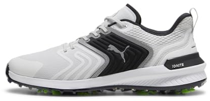 PUMA Ignite Innovate, Golf Shoe Hombre, Feather Gray Black, 42 EU