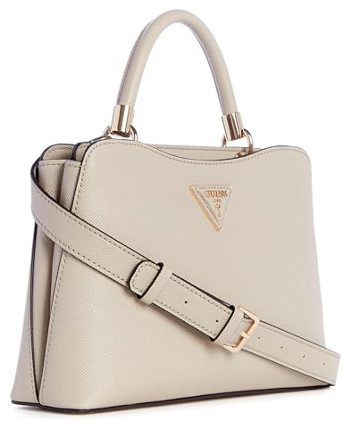 GUESS Gizele Compartment Satchel Taupe