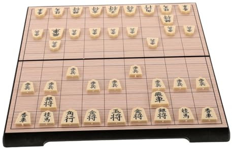 ifundom Magnetisches Reise-schachspiel Mit Faltbarem Japanischem Brett Und Figuren Für Unterwegs Traditionell Und Stabil Für Spielerlebnisse