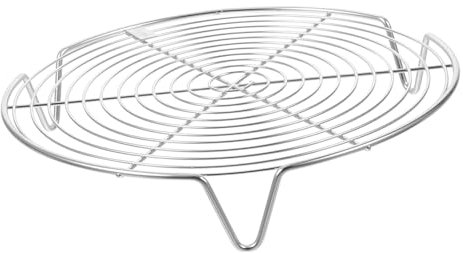 Cabilock Rejilla de Vapor para Olla Grande 22 Cm de Acero Inoxidable 304, Patas Altas para Circulación de Aire, Inserto de Vapor Multiusos para Cocinar y Enfriar Alimentos, Accesorio