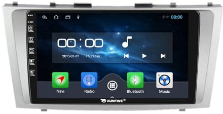 Car CarPlay Android Auto Navigazione Stereo GPS Radiocamera di retromarcia Display 9 IPS Schermo tattile Headunit Tablet Pad Lettore multimediale Per Toyota Camry 2006-2011, Quad Core 2G+64G
