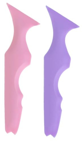 Healeved Pochoirs pour Eye-liner en Silicone 2pcs, Outil Multifonction Confortable pour Maquillage Précis des Sourcils Yeux, Accessoire pour Maquillage Quotidien