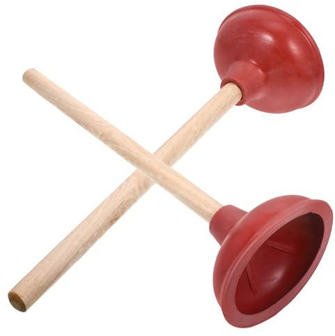 VILLCASE 2 Pezzi di Sturalavandini per WC Sturalavandini per WC Sturalavandini per La Pulizia dei Tubi Sturalavandini per La Pulizia del Bagno con Ventosa per La Casa con Ventosa