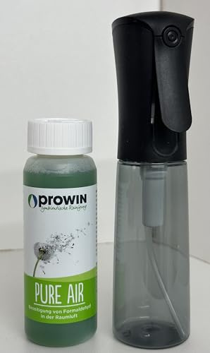 proWIN PURE AIR 100ml + AIR PUMP MINI FLASCHE schwarz 100ml - 2-teiliges Set