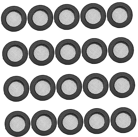 QUMIIRITY Joint de Filtre en Silicone pour Pommeau de Bain et Tuyau D'arrosage, Kit 50 Pièces, Inox et Étanchéité, Accessoire Plomberie Filtration Eau, Usage Solide et Multifonction,