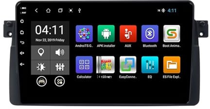 Sistema di navigazione per auto Autoradio GPS per BMW E46 M3 318i 320i 325i 4+64G Lettore DVD audio stereo(2G_32G)