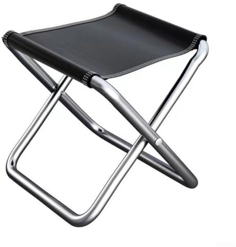 Sgabello pieghevole in alluminio, mini sgabello portatile da campeggio, leggero, sedia da esterno, per pesca, spiaggia, barbecue, escursionismo, picnic, viaggi, sedile pieghevole compatto (oro)