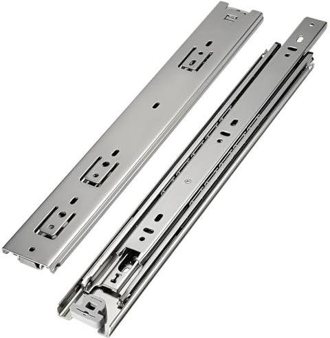 26 Heavy Duty Drawer Slides, 150lb Capacity Ball Bearing Runners, Metal Glide System for Toolboxes, Kitchen Cabinets, Storage Solutions & Durable nization