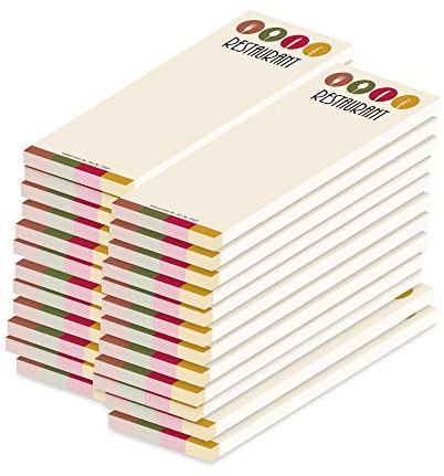 PRICARO Kellnerblock Restaurant, 24 Stück