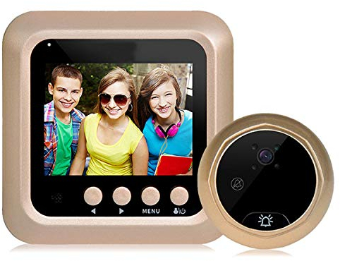 Myfei Smart Vision Campanello Monitor LCD Digitale per spioncino per Porte con rilevazione di Movimento Visore Interno Visore Notturno Schermo a Colori Senza Problemi 1080P